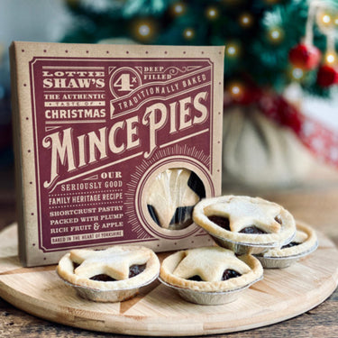 Luxury Mince Pies (x4) - Christmas Box