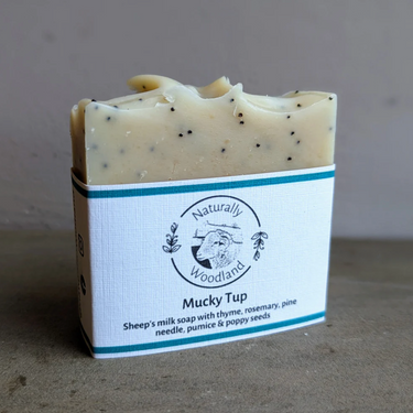 Mucky Tup Soap Bar - Thyme, Rosemary and Pine Needle - Christmas Box