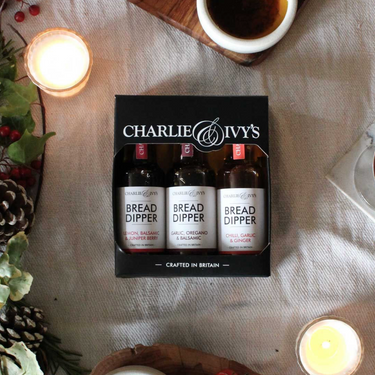 Charlie & Ivy's Bread Dippers (3 Bottle gift set) - Christmas Box