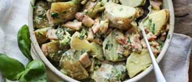 Lemon & Herb & Smoked Trout Potato Salad