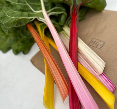 Swiss Chard - 'Bright Lights' & 'Peppermint'